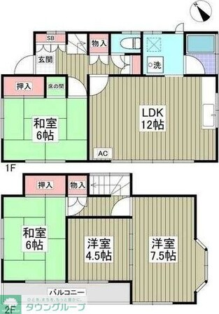 リブレス外川戸建の物件間取画像